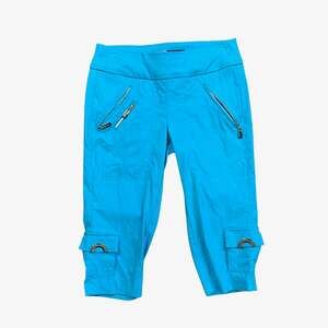 Jamie Sadock Pants Womens 0 Skinnylicious Knee Capri Golf Pull On Zipper Pocket